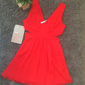 ASOS Dress with side cut out and back tie detail